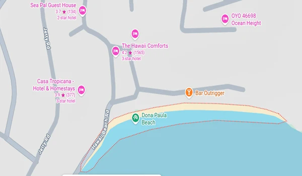 Beach Gardens - Prestige Sea Scapes Location Map