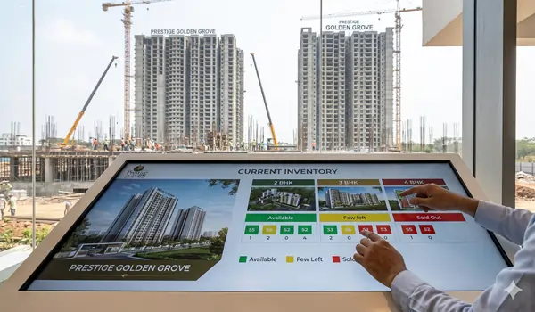 Current Inventory: What is the Availability of 2, 3, and 4 BHK Apartments in Prestige Golden Grove?