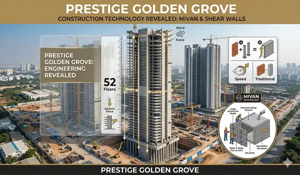 Detailed floor layouts for Prestige Golden Grove Tower 5 planning