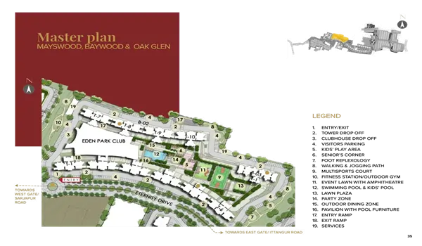 Eden Park @ The Prestige City Master Plan