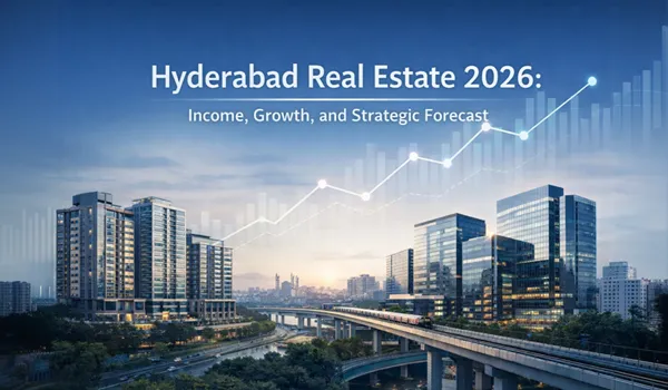 Hyderabad real estate outlook for 2026 highlighting market growth, infrastructure development, and investment potential