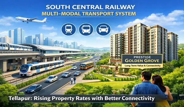 Impact of the South Central Railway Multi-Modal Transport System on Tellapur Property Rates