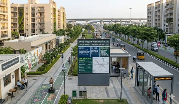 Kollur Hyderabad history, pin code, and population details in West Hyderabad as of 2026