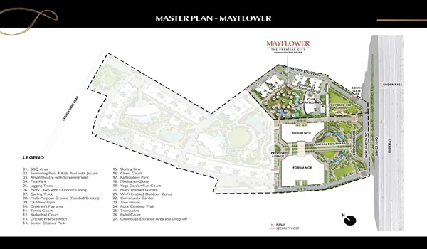 Mayflower at The Prestige City Indirapuram Master Plan
