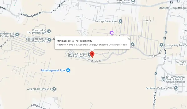 Meridian Park @ The Prestige City location