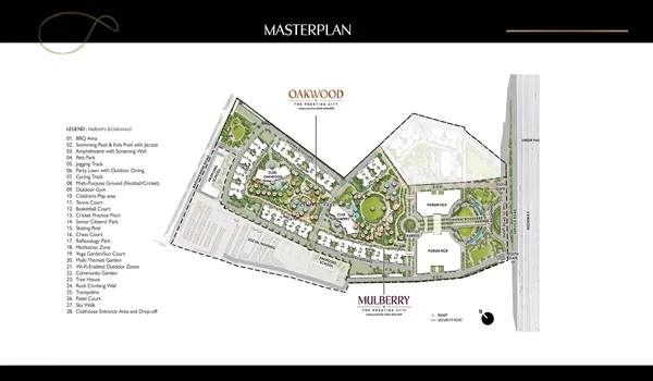  Mulberry  @ The Prestige City Indirapuram Master Plan