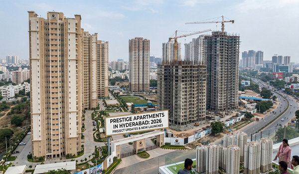 Prestige apartments in Hyderabad 2026 update showing latest residential developments and market trends