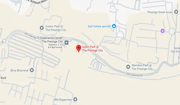 Prestige Aston Park Location Map