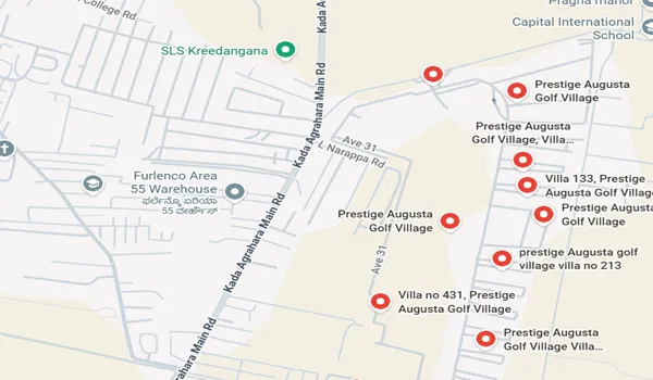 Prestige Augusta Golf Village Location