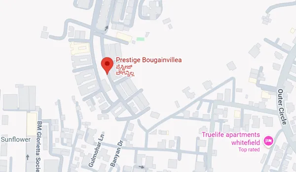 Prestige Bougainvillea Gardens Location