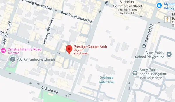 Prestige Copper Arch location