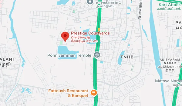 Prestige Courtyards location