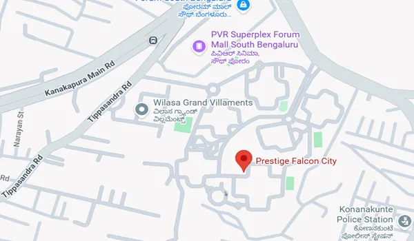 Prestige Falcon City Luxe location