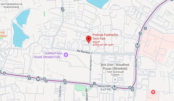 Prestige Featherlite Tech Hub location