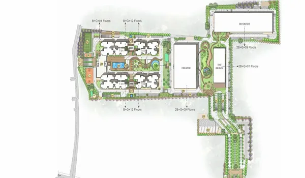 Prestige Featherlite Tech Hub Master Plan