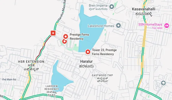 Prestige Ferns Residency Location