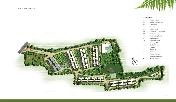 Prestige Ferns Residency Master Plan