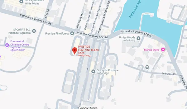 Prestige Fontaine Bleau Location Map