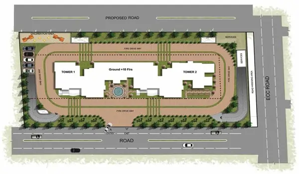 Prestige Fontaine Bleau Master Plan