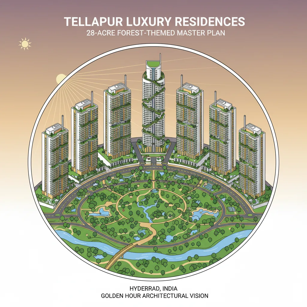 Prestige Golden Grove Brochure PDF Download - Modern luxury residential high-rise towers in Tellapur Hyderabad