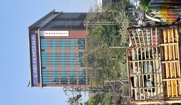 Care Hospitals facility featuring 24/7 emergency services, highlighting the exceptional medical infrastructure available to the residents of Prestige Golden Grove