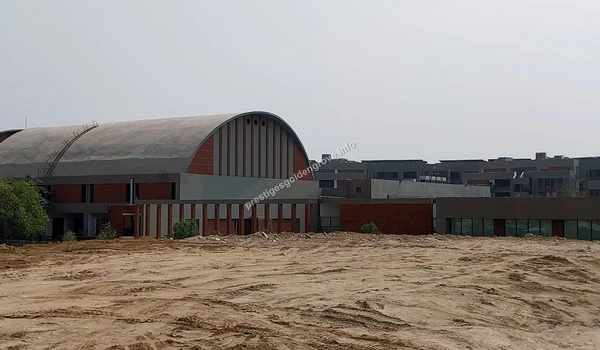 Architectural view of the Gaudium School main building featuring modern design and facilities near the Prestige Golden Grove project
