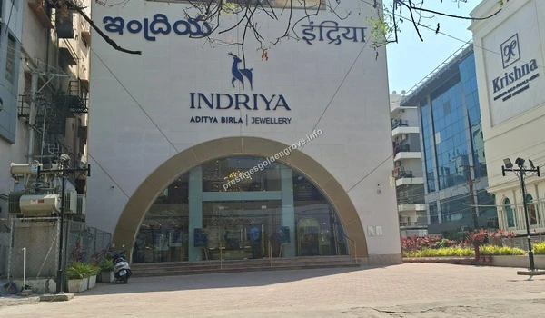 Indriya Aditya Birla Jewellery showroom, highlighting the premium retail and luxury shopping experiences available in the vicinity of Prestige Golden Grove