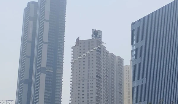 Skyline view featuring an established Prestige Group property highlighting the builder's prominent presence and skyline near Prestige Golden Grove