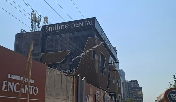 Smiline Dental clinic housed in a contemporary commercial complex, providing expert orthodontic and dental wellness services a short drive from Prestige Golden Grove
