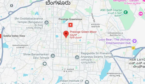 Prestige Greenmoor location