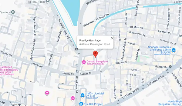 Prestige Hermitage location