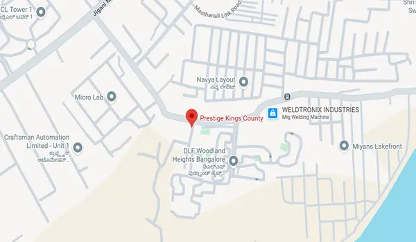 Prestige King’s County Location Map