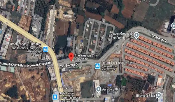 Prestige Smart City Location Map