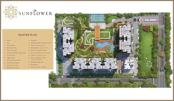 Prestige Sunflower Master Plan