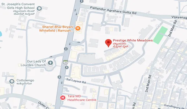 Prestige White Meadows Villa Location