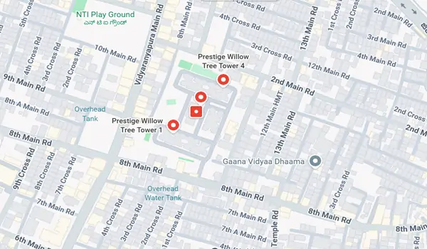 Prestige Willow Tree Location Map