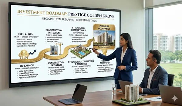 Property value trends 2026 West Hyderabad showing price appreciation in Velimela near Prestige Golden Grove vs Kokapet Neopolis investment analysis.