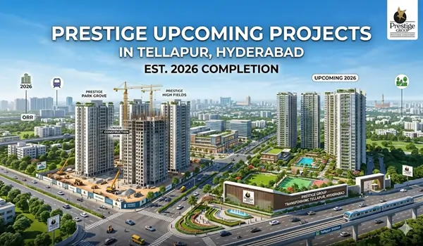 Prestige Golden Grove Tellapur Hyderabad luxury high-rise apartments upcoming project 2026 elevation