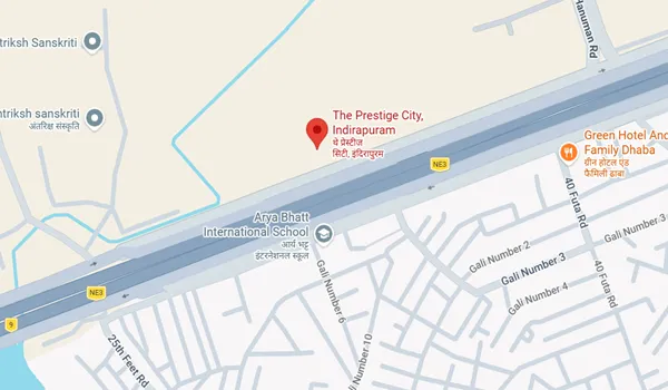 The Prestige City Indirapuram Location