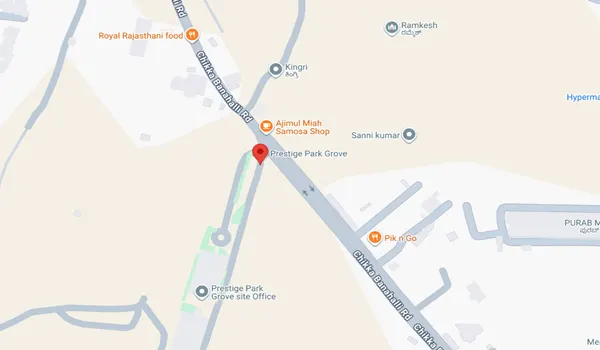 The Residences @ Prestige Park Grove location