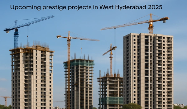 Upcoming prestige residential and commercial projects in West Hyderabad 2025 – new real estate developments, premium gated communities, and luxury apartments in Hyderabad