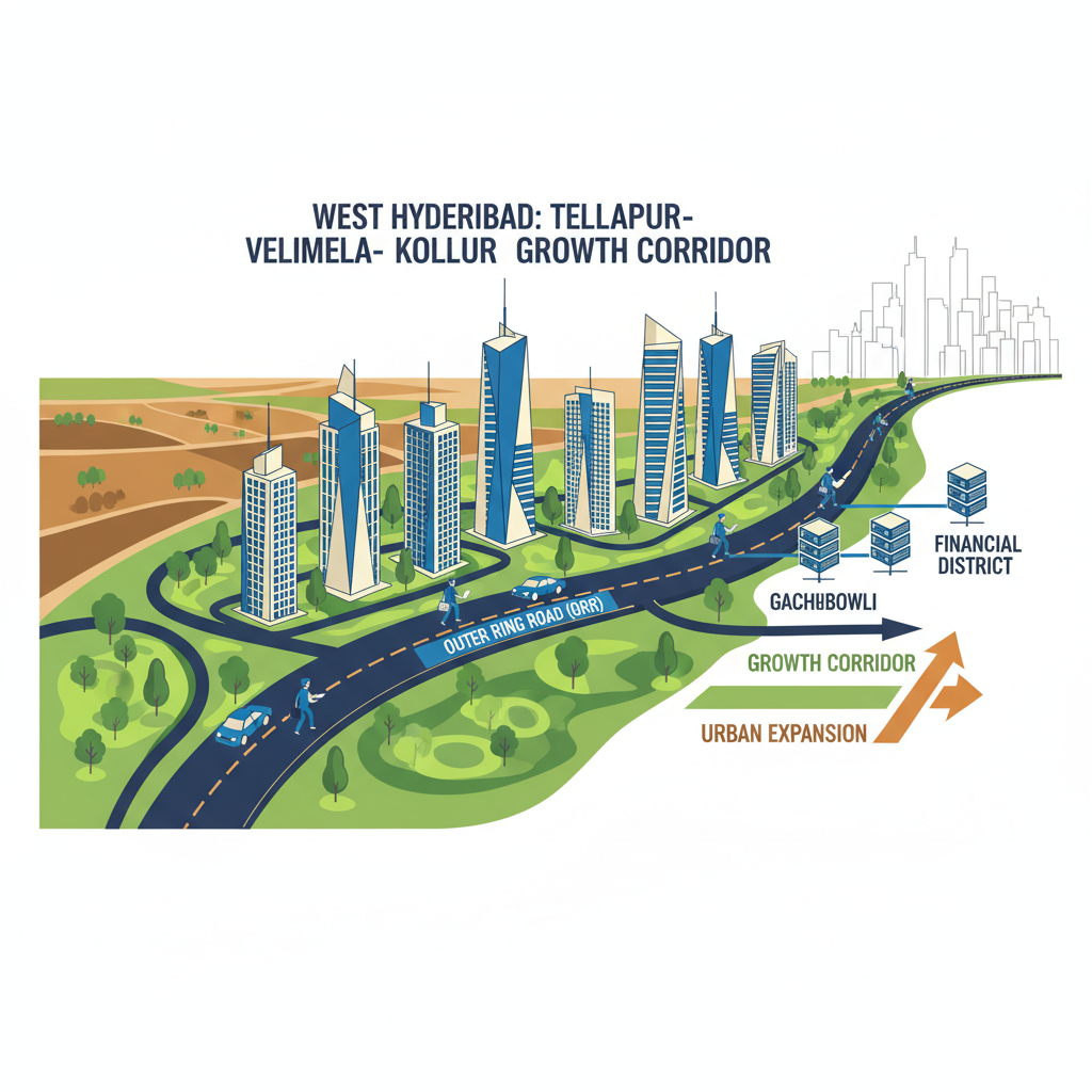 Which Part of Hyderabad is Growing Fast