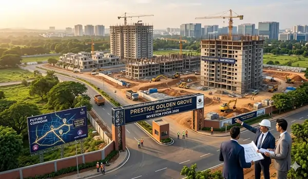 Prestige Golden Grove Tellapur investment analysis 2026 price appreciation rental yield and high-alpha ROI Hyderabad.