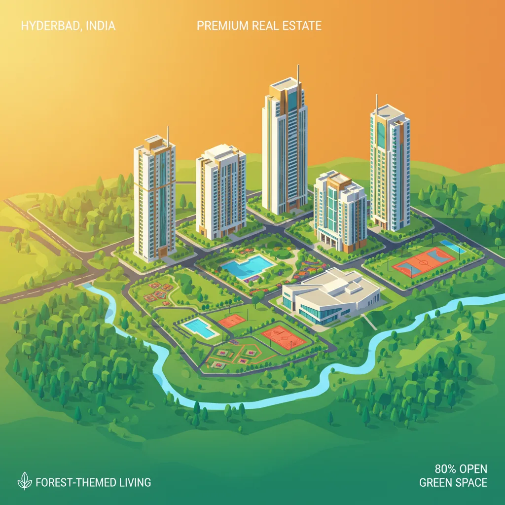 Is Prestige Golden Grove a Good Investment - Modern luxury residential township aerial view at golden hour