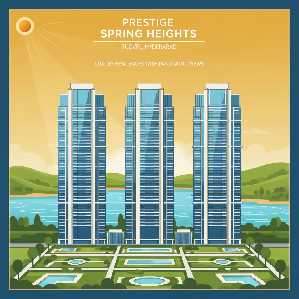 Prestige Spring Heights: Luxury Lakeside Living in Budvel, Hyderabad